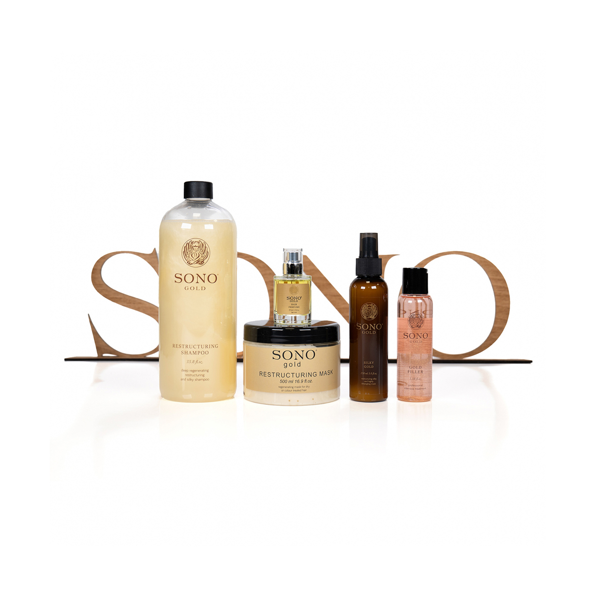 Sampon SONO GOLD prentru reconstructie cu extract de ulei de cannabis