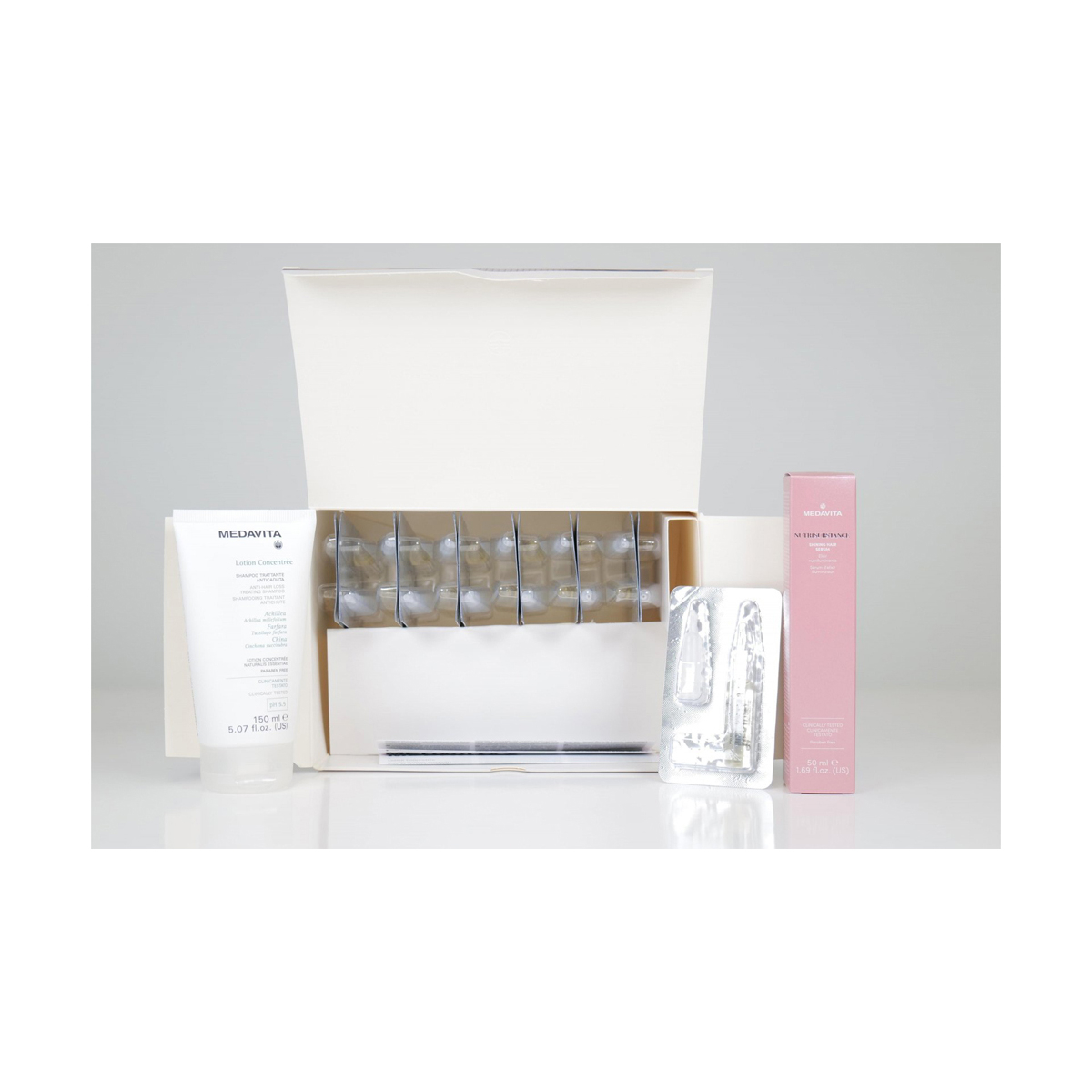 Set Anticadere + Reparare Moleculara - Fiole Medavita + Masca Moleculara WINSTORY (GRATUIT Ulei Nutritiv+Sampon Anticadere) [4]