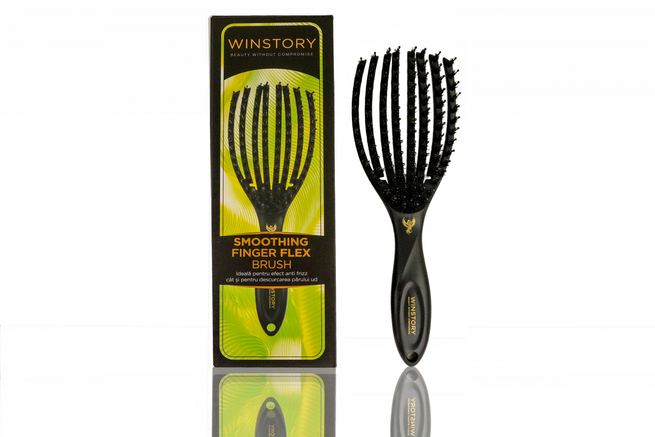 Smoothing Finger Flex Brush - perie pt uscarea parului - Winstory