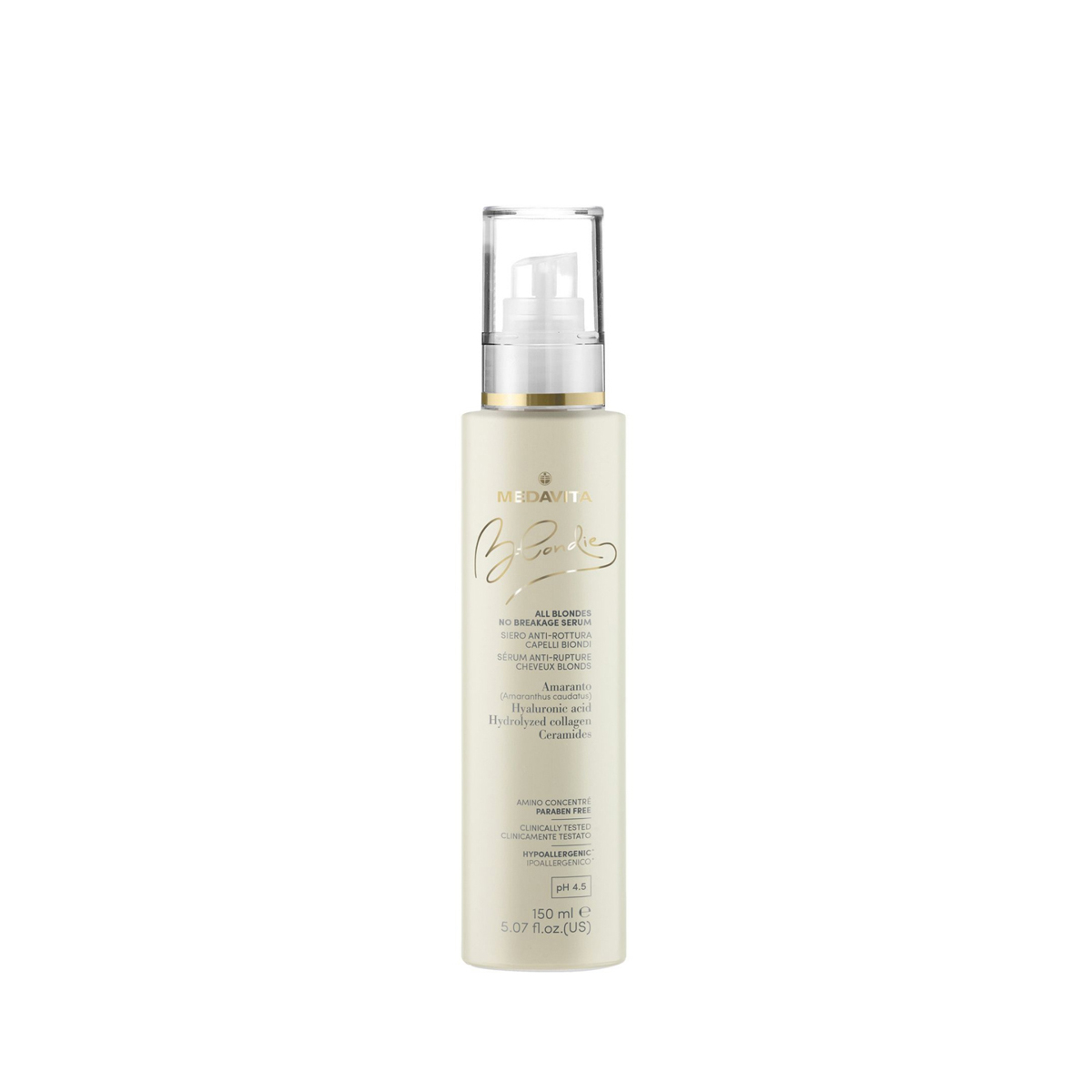 Spray fara clatire antirupere, cu acid hialuronic si ceramide - Blondie - 150ml