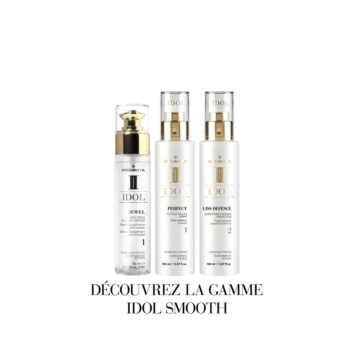 Spray pentru netezire și sigilare cu fixare extra-ușoară Idol 150ml [2]