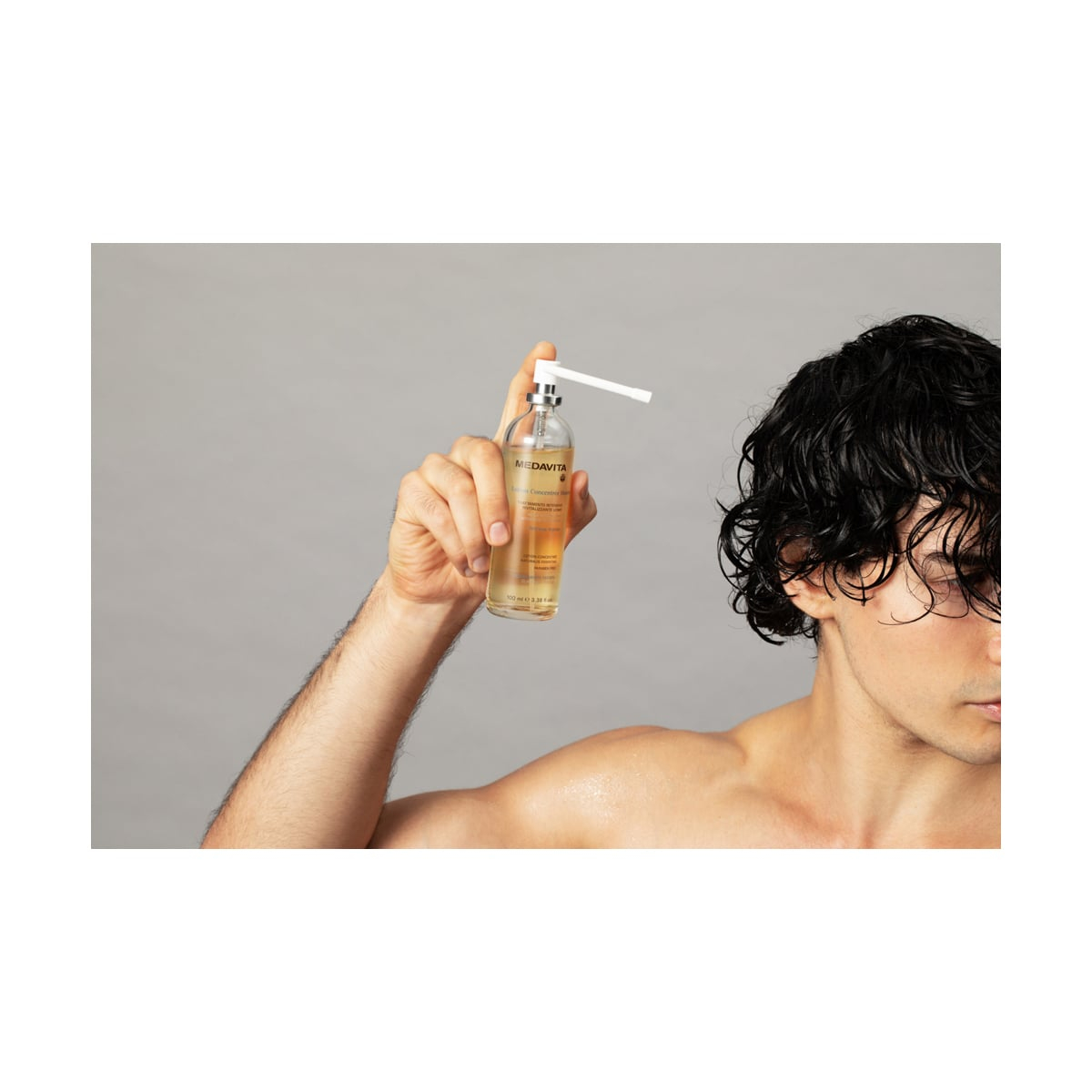 Spray tratament anticadere par barbati Medavita, stimuleaza cresterea parului, cu rozmarin, aloe, turmeric, ghimbir, 100 ml [5]
