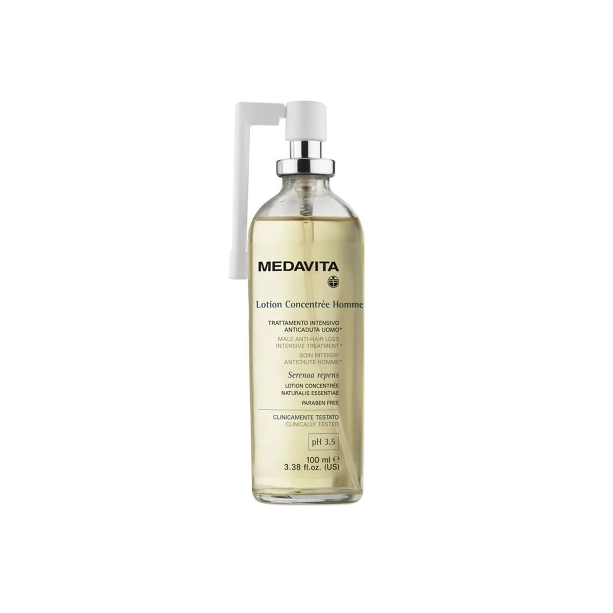 Spray tratament anticadere par barbati Medavita, stimuleaza cresterea parului, cu rozmarin, aloe, turmeric, ghimbir, 100 ml [2]