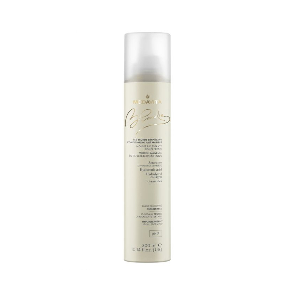 Spuma tratament cu pigment rece si acid hialuronic - 300ml