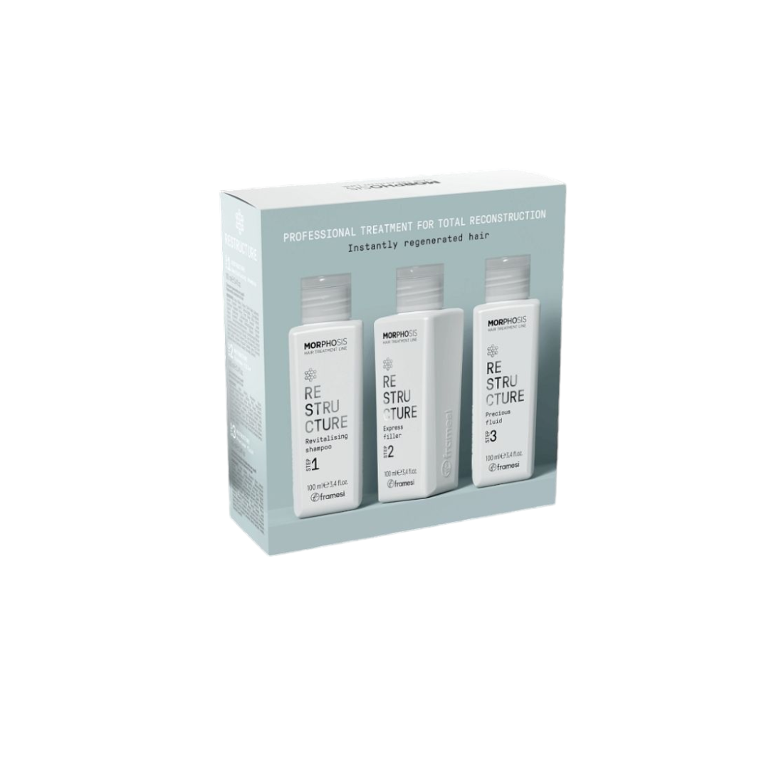 Tratament reconstructie par , Framesi Morphosis ReStructure Kit , 100 100 100ml