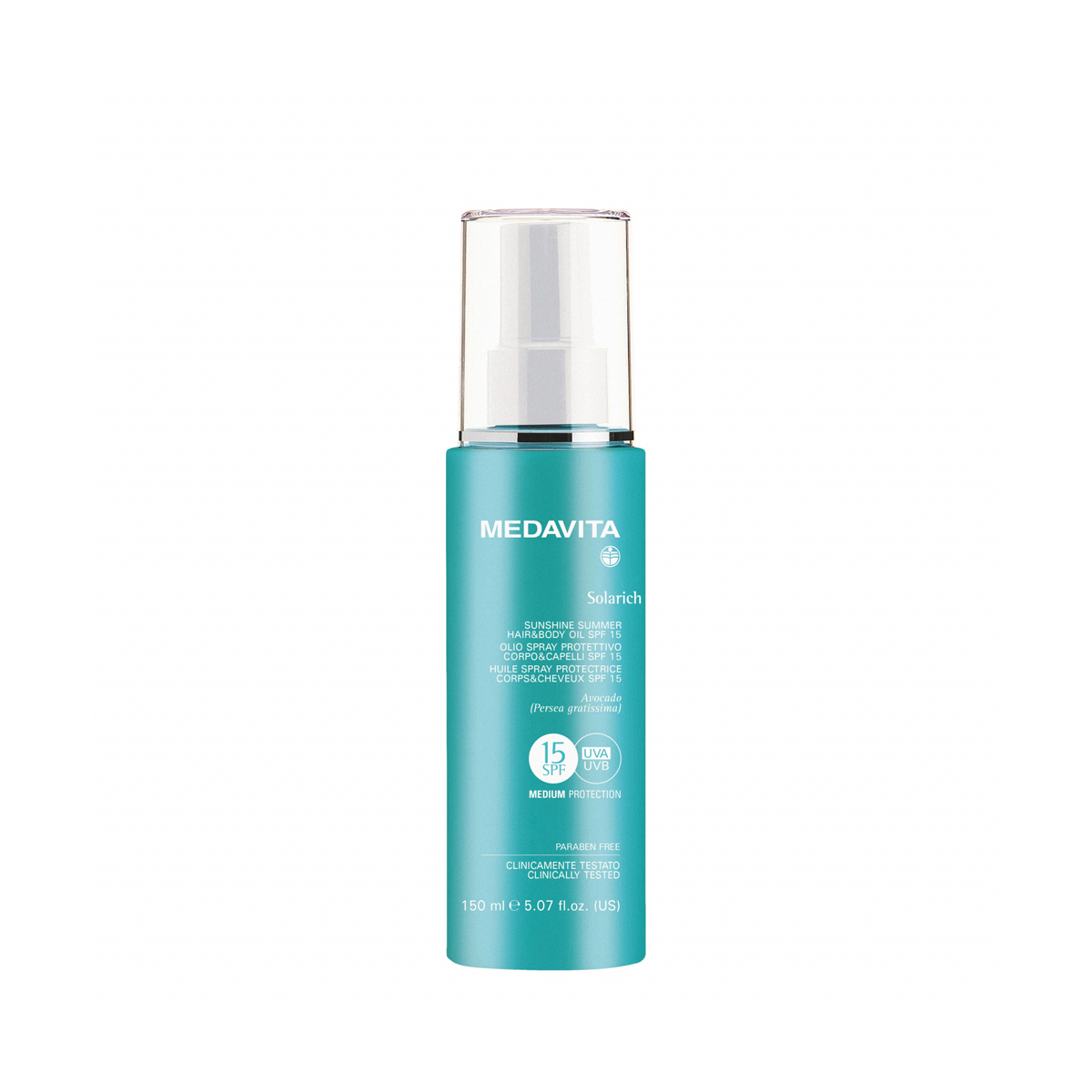 Ulei pentru Par si Corp pentru vara - SPF15 - 150ml - Solarich