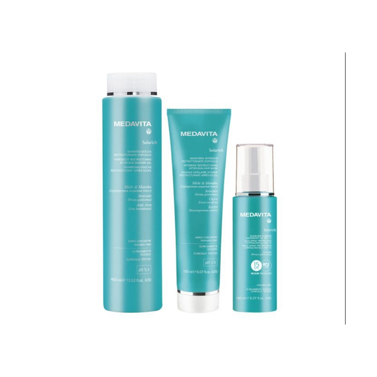 Ulei de păr și corp pentru vară SPF15, Solarich 150ml [4]