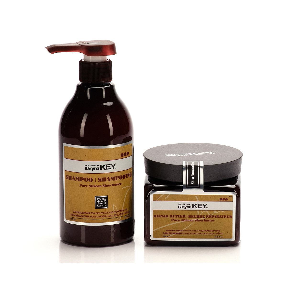 Unt de Shea Reparator - Masca pt fir gros - 500 ml [4]
