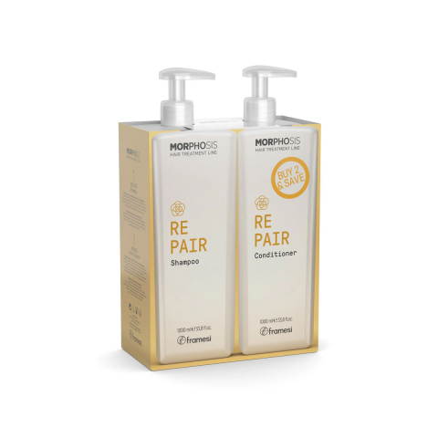 DUO Kit REPAIR - Sampon si Balsam pentru Reparare - 1L