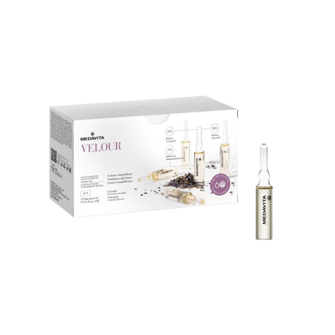 Velour - Obtine echilibrul perfect cu fiolele calmante pentru par- solutia ideala pentru a calma si revitaliza scalpul iritat