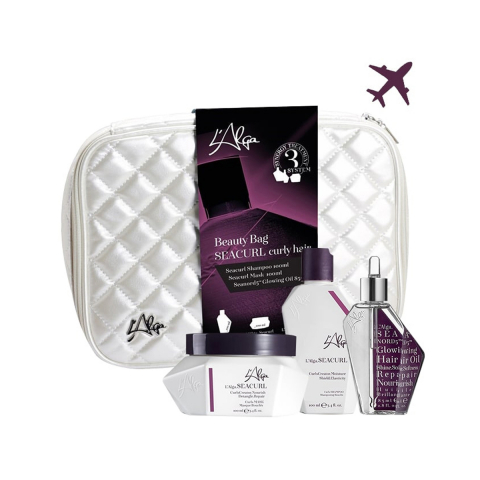 Geanta de Lux Seacurl - Set De Lux format din 3 produse pentru par cret
