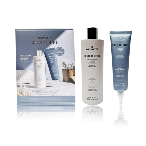 Antisebum - Kit Antisebum - Sampon Antisebum 400ml si Rebalance Hair and Scalp Cream 150ml
