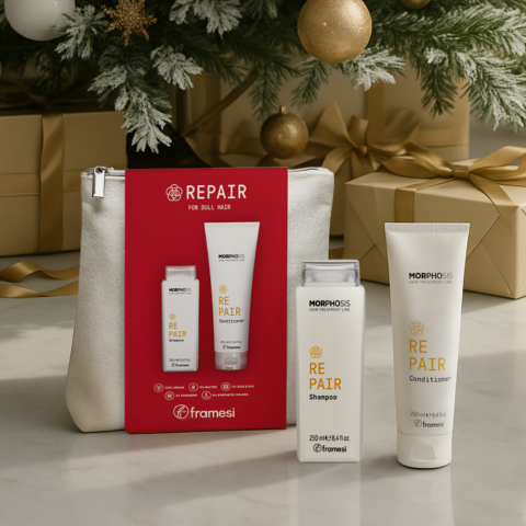 Kit Sampon si Balsam pentru Reparare - 250ml - White Bag Morphosis Repair [1]