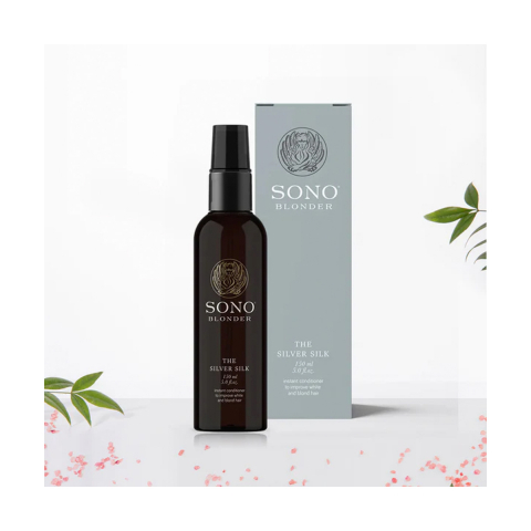 Vopsea & Nuantatoare - Masca leave-in cu pigment rece - Silver Silk - 150ml