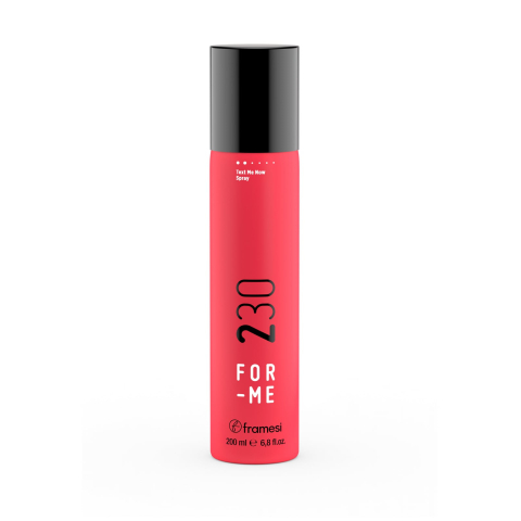 FRAMESI - Spray pentru Volum FOR ME 230, Fixare si Luciu - TEXT ME NOW - 200ml