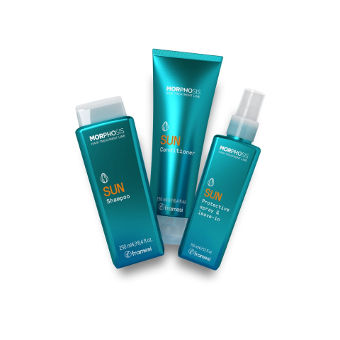 FRAMESI - Trio Kit - protectie UVA + UVB pt par - MORPHOSIS SUN NEW LINE