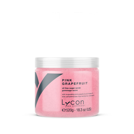 Exfoliant - Exfoliant din zahar fara ulei, Sugar scrub Invigorating Pink Grapefruit - 520g