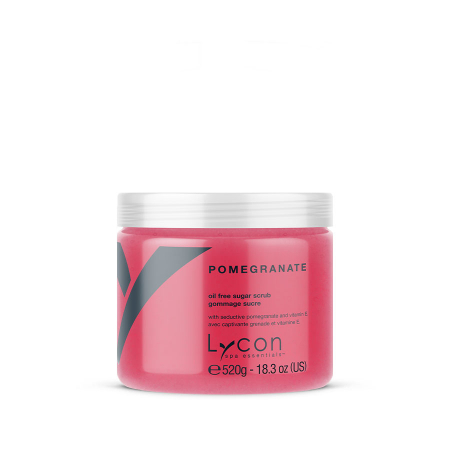 Exfoliant - Exfoliant din zahar fara ulei, Sugar scrub Seductive Pomegranate - 520g