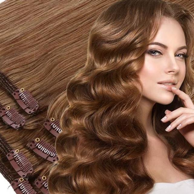 Extensii Clip-On Bronze Castaniu Deschis #6R [1]