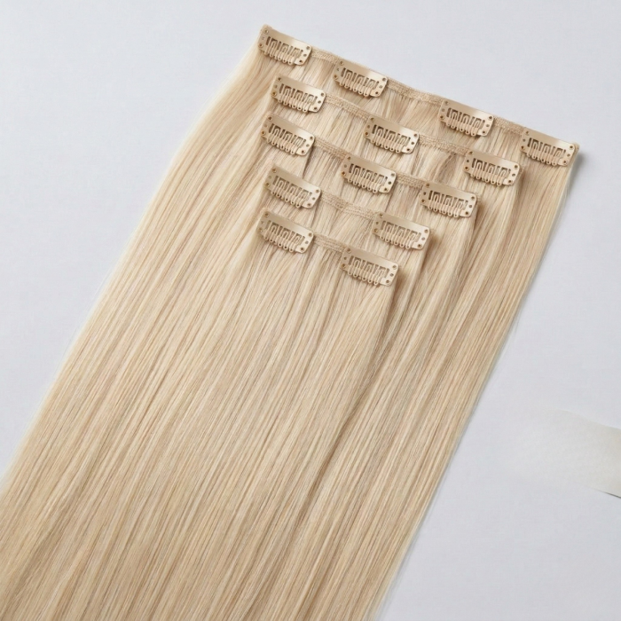 Set Gold 160g - Blond Natural #613 (Păr 100% Natural) [3]