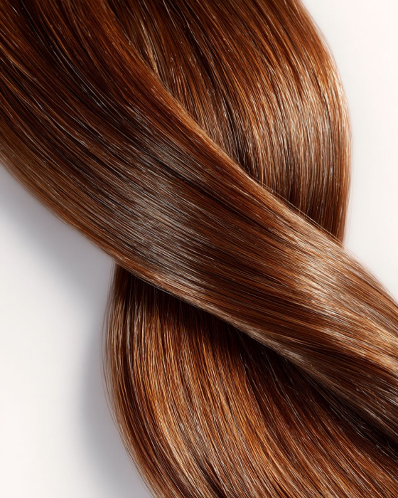 Extensii Clip-On Platinum Castaniu Natural #4 [5]