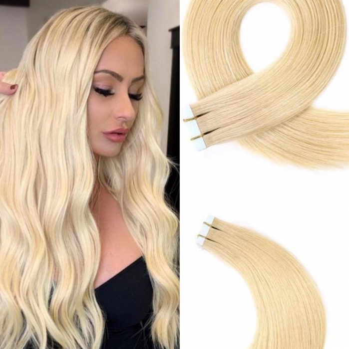 Extensii Tape-In Blond Natural #613 [1]