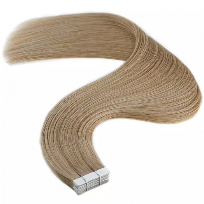 Extensii Tape-In Par Rusesc Blond Aluna #7B [2]