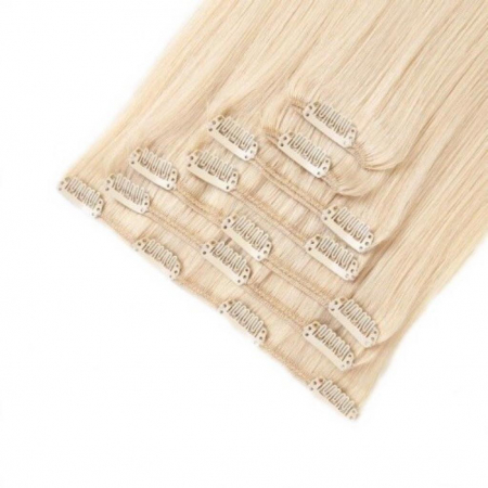 Extensii Clip-On Silver - Extensii Clip-On Silver Blond Nisipiu #24