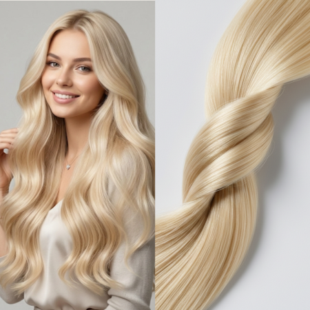 Extensii Clip-On Gold - Set Gold 160g - Blond Natural #613 (Păr 100% Natural)