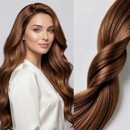 Extensii Clip-On Gold - Extensii Clip-On Gold Castaniu Mahon #18