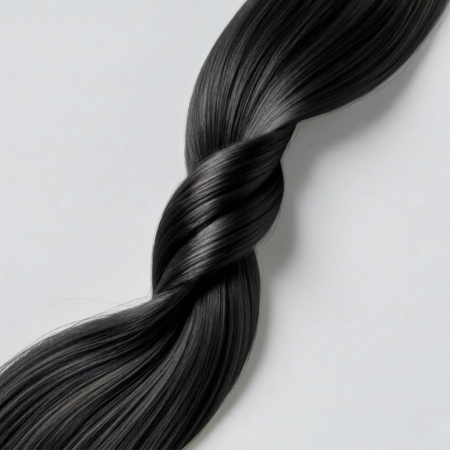 Extensii Clip‑On din Păr Natural Negru #1 – 160g – Colecția Gold [3]