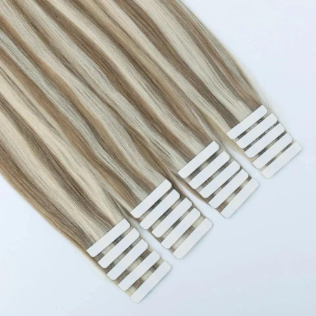 Extensii Tape-In Suvitate Light Silver/Blond Aluna [1]