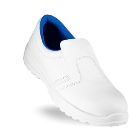 Produse NOI - Pantofi de protectie albi cu bombeu metalic NEW DALE S2 SR