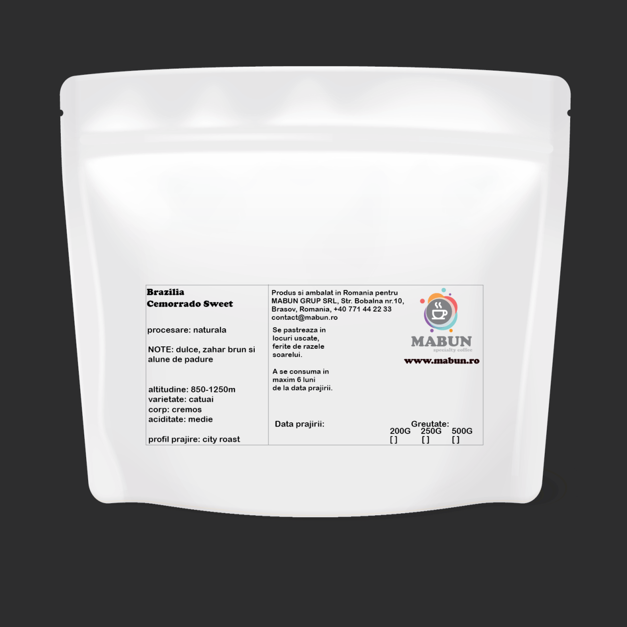 cafea de specialitate Brazilia Cemorrado Sweet [2]