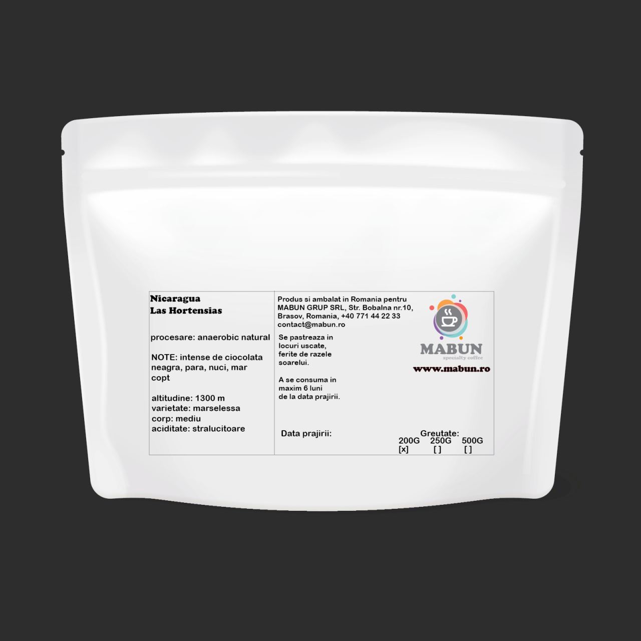 cafea de specialitate Nicaragua Las Hortensias [2]