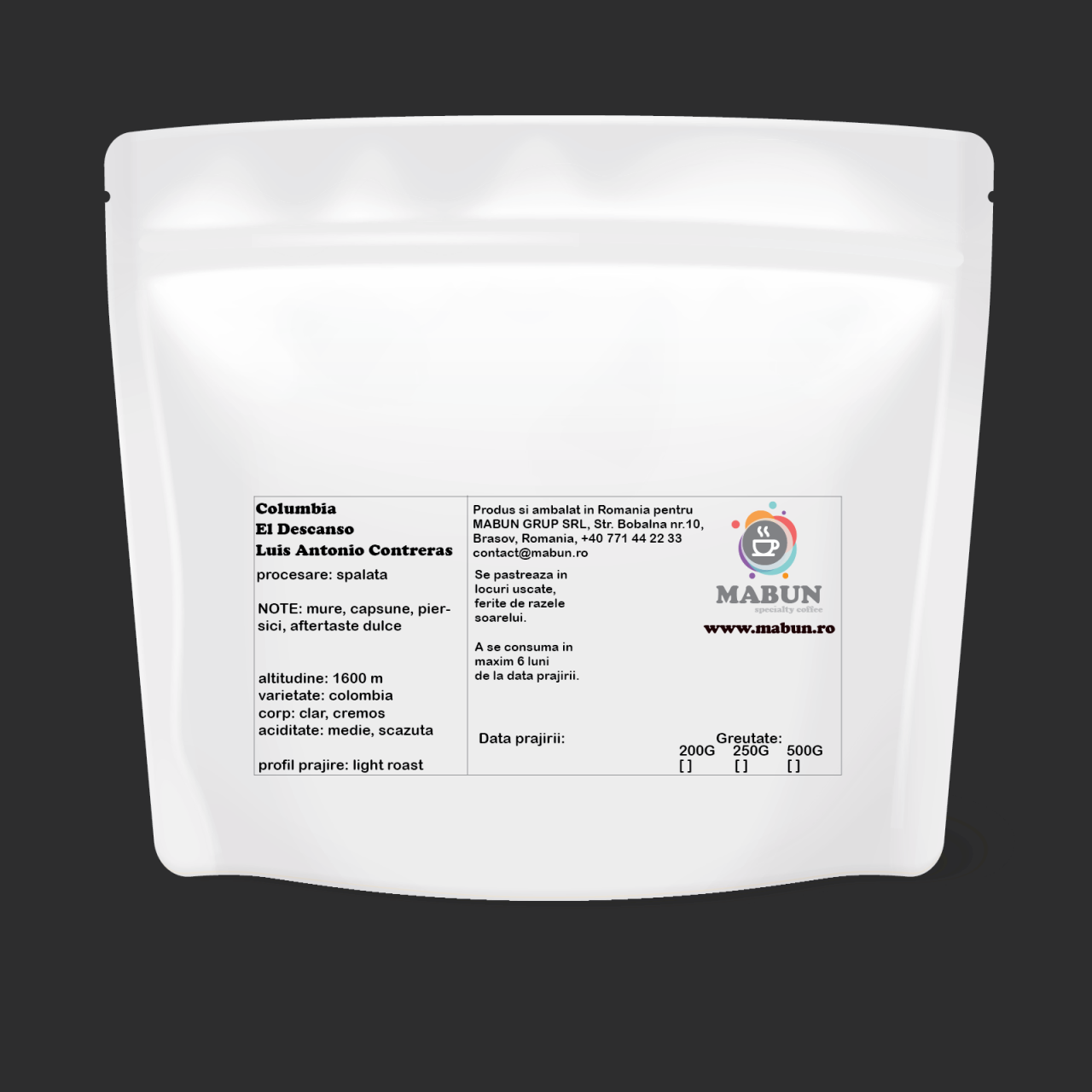 cafea de specialitate Columbia Huila El Descanso [2]