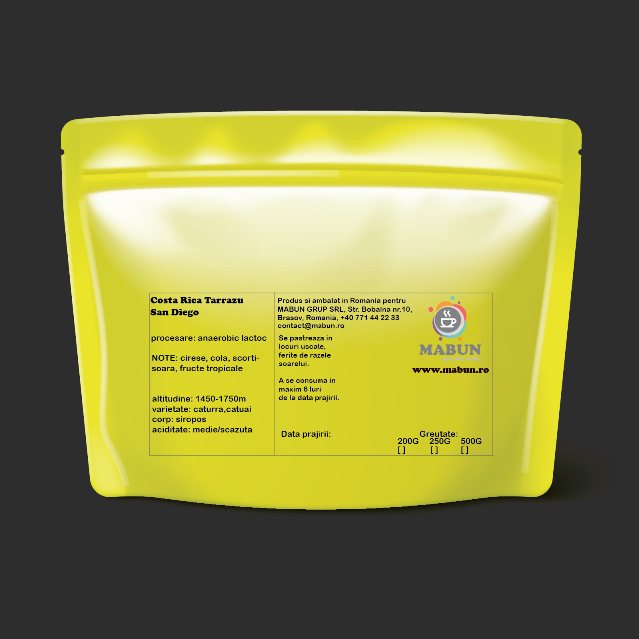 cafea de specialitate Costa Rica Tarrazu San Diego [2]