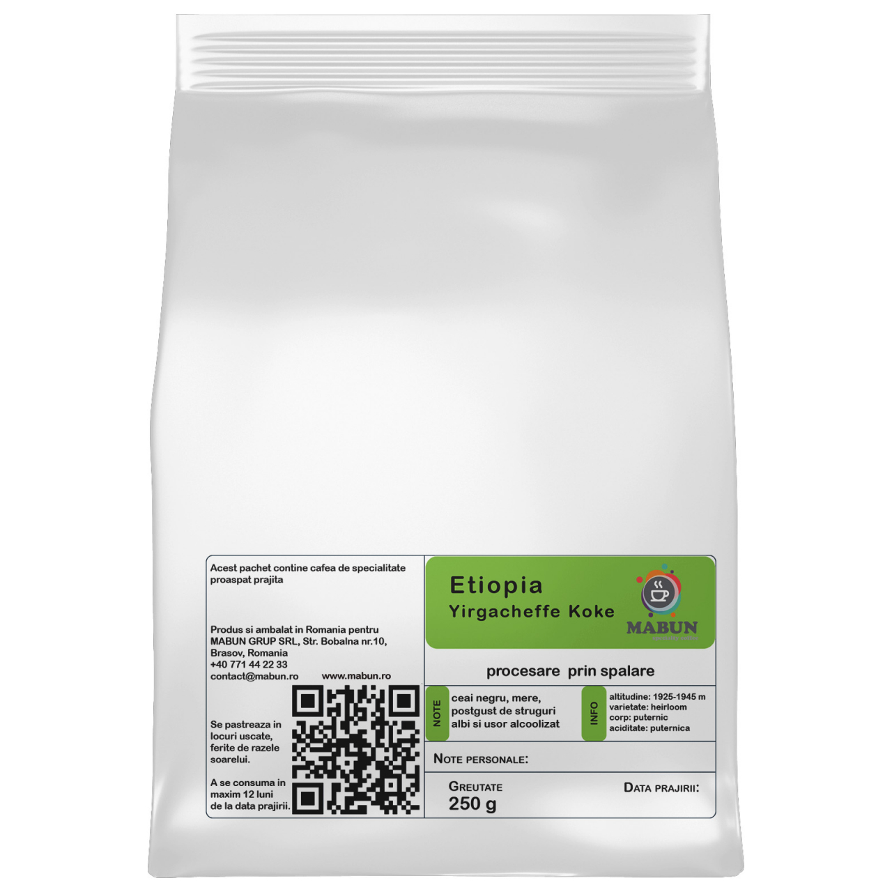 cafea de specialitate Etiopia Yirgakeffe Koke Gr.1 [2]