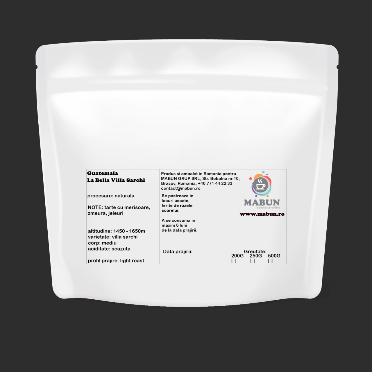 cafea de specialitate Guatemala La Bella Villa Sarchi Natural [2]