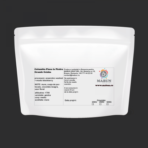 cafea de specialitate Columbia Finca la Piedra Geisha Blackberry Mosto [1]