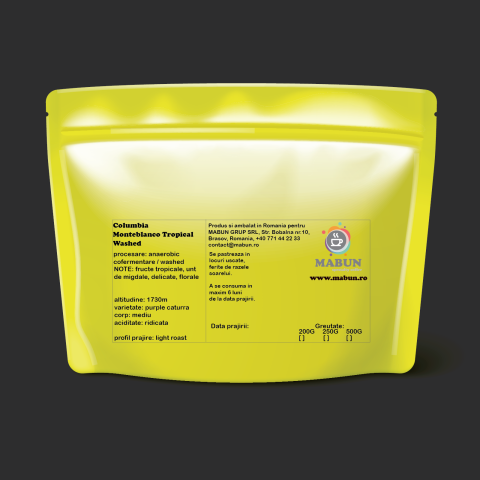 cafea de specialitate Columbia Monteblanco Purple Caturra Tropical Co-fermented Washed [1]