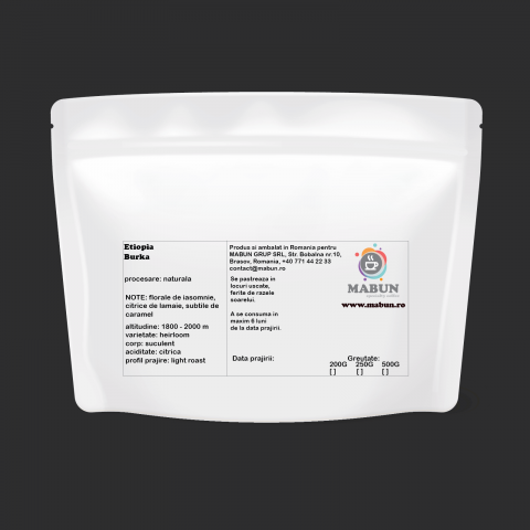 cafea de specialitate Etiopia Burka Gudina [1]