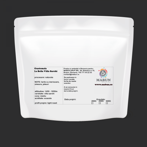cafea de specialitate Guatemala La Bella Villa Sarchi Natural [1]