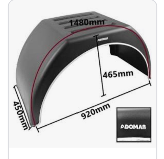 Aripa autoutilitara 45cm latime Adomar. Made in Italy [2]