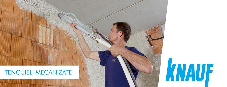 Knauf tencuieli mecanizate