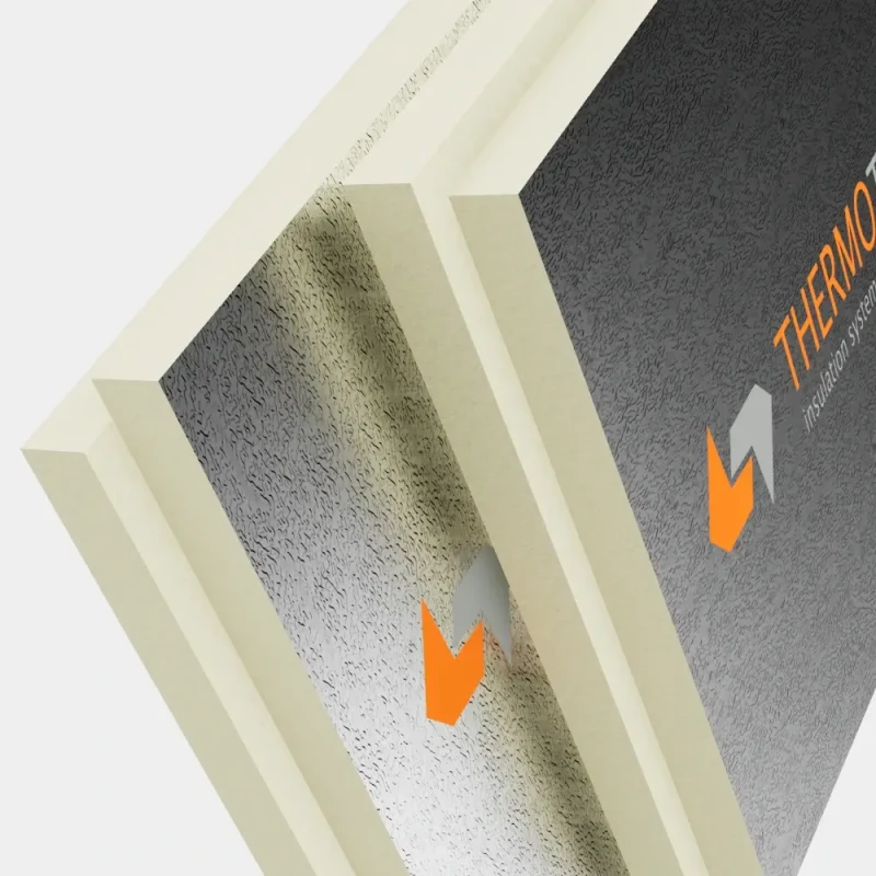 placa termoizolanta pir thermotop al cu aluminiu 10 cm