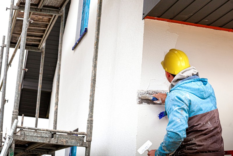 aplicare tencuiala siliconica