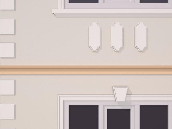 Brau decorativ exterior FP311 140x80mm lungime 2m [1]