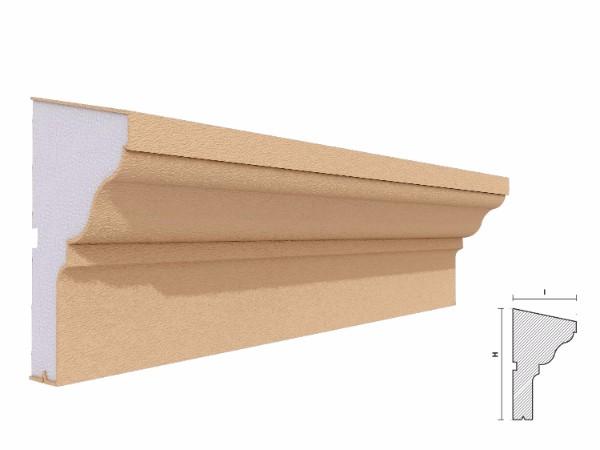 Brau decorativ exterior FP311 140x80mm lungime 2m [2]