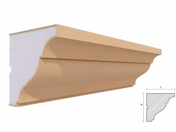 Cornisa decorativa fatada FP403 120x120mm lungime 2m [2]